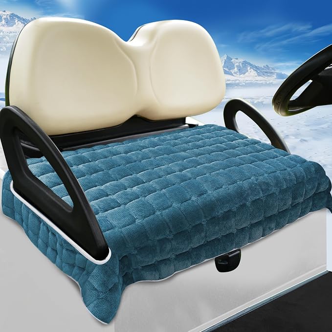 YOKYHOM Golf Cart Seat Covers, Supreme Comfort Golf Cart Seat Towel Blanket by ColorfulLifeCreations