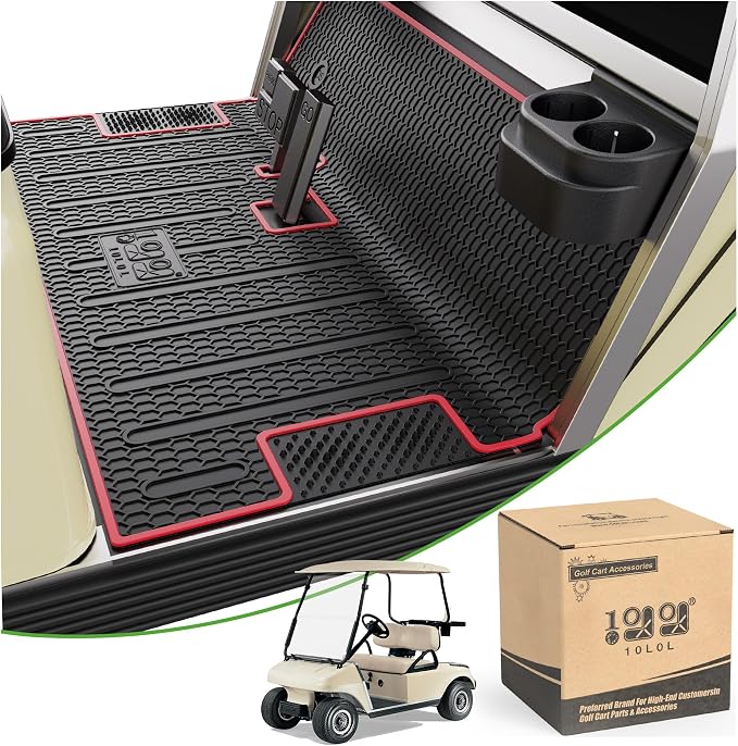 Club Car DS Floor Mat Full Coverage Liner Mats Replacement Non-Slip Heavy-Duty by Unknown