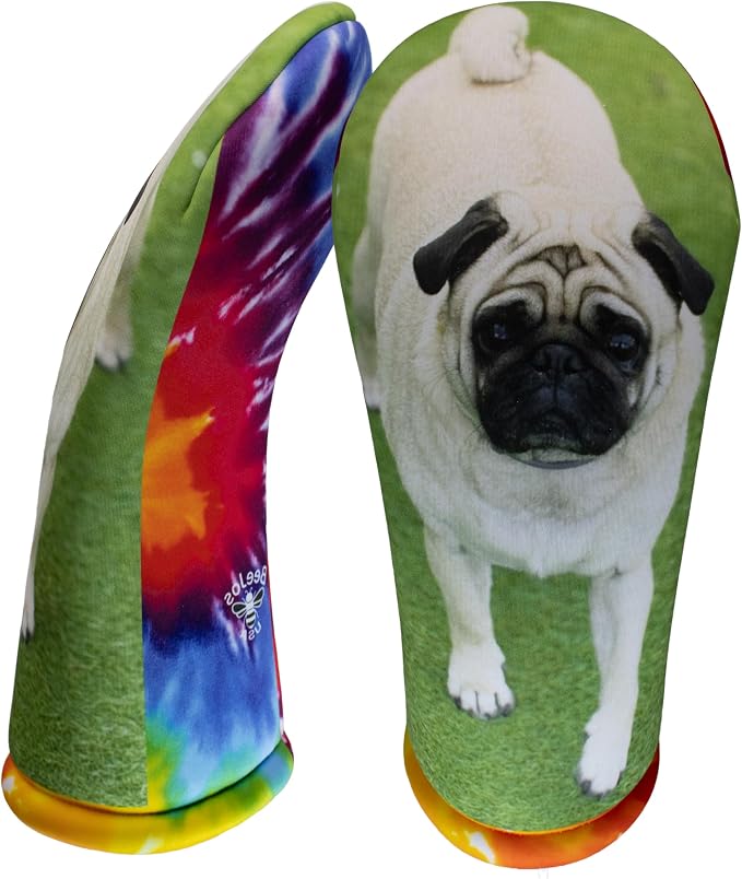 Custom Golf Driver Head Cover for Dogs – Personalized Pet Photo, Name & Text | - Image 3