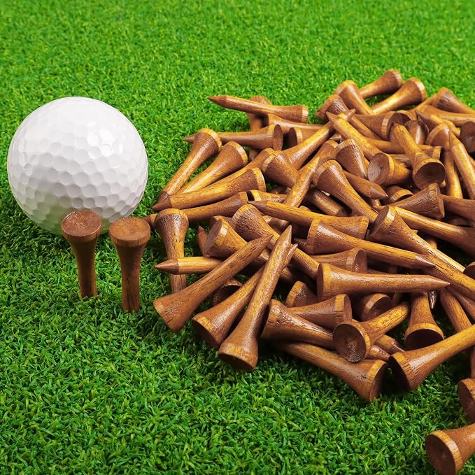 FINGER TEN Golf Tees Wood for Men Wooden Tee 1 1/2 2 3/4 3 1/4 Inch Western - Image 7