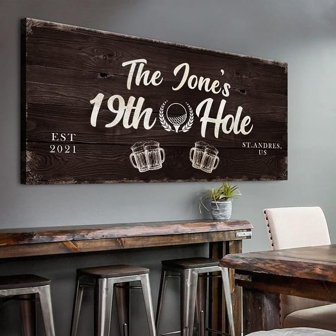 TAILORED CANVASES Golf Art Decor by TAILOREDCANVASES