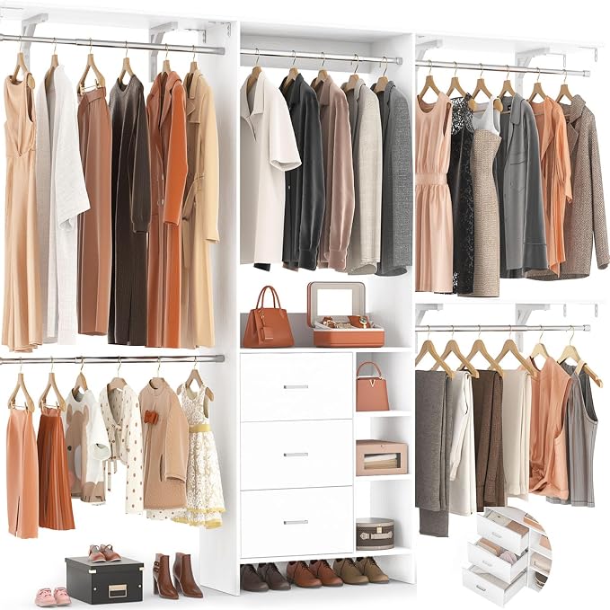 Aheaplus Closet System, Closet Organizer by Aheaplus