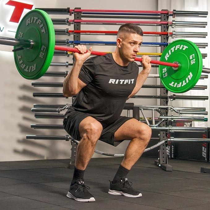 RITFIT 7FT Olympic Barbell for Strength and Weightlifting Training - Image 9