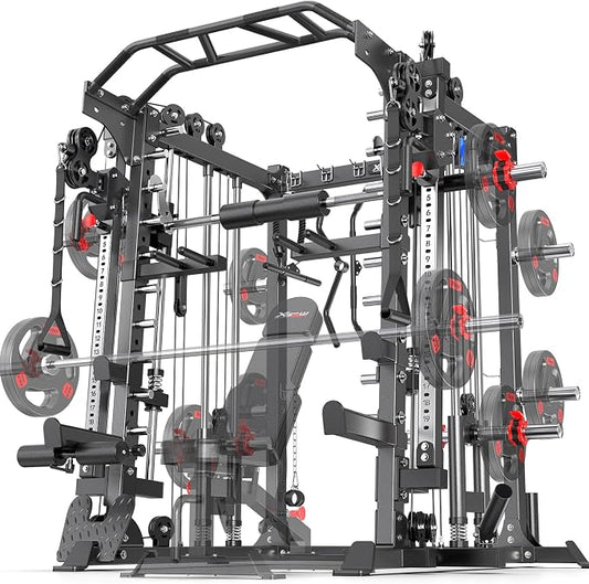 Smith Machine，Multi-Function Squat Rack Power Cage by Specializedfitnessequipment