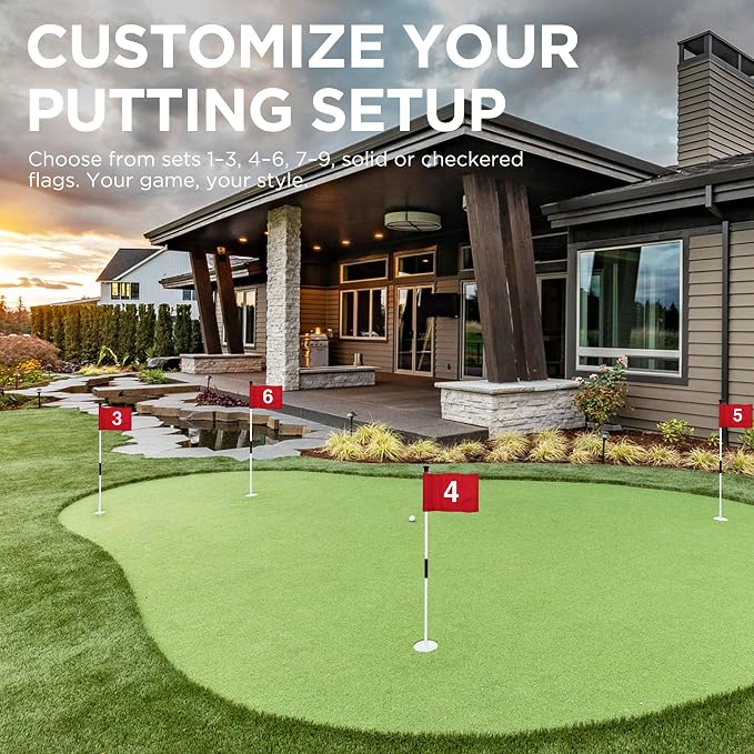 KINGTOP Golf Flagstick Mini, Putting Green Flag - Image 9