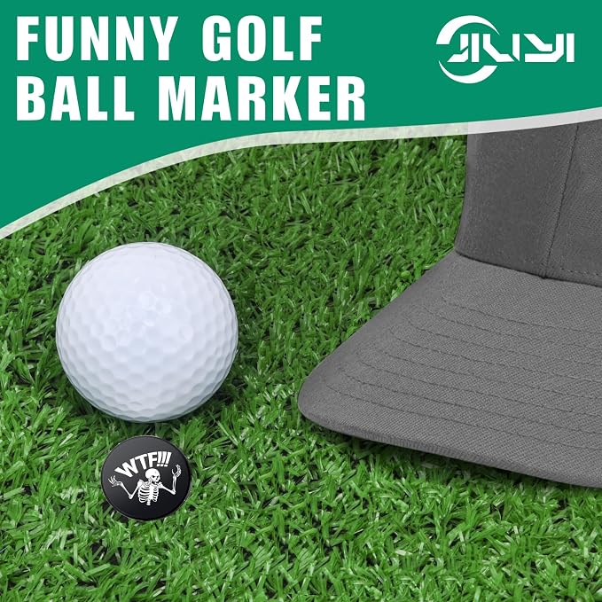 Golf Ball Marker Hat Clip, Funny Golf Accessories, Golf Gifts - Image 2