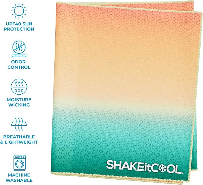 SHAKEitCOOL Extended Size Cooling Towel – Be Cool in Style - Image 2