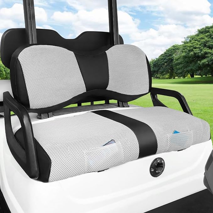 iLSKW Golf Cart Seat Covers for Yamaha G29 Seat Cover OEM Front, Breathable by iLSKWGolfCartParts