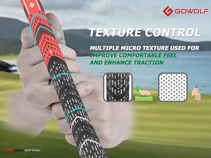 Gowolf Golf Grip Cord Rubber Multi-compound Golf Driver Irons Club Choose 13 - Image 3