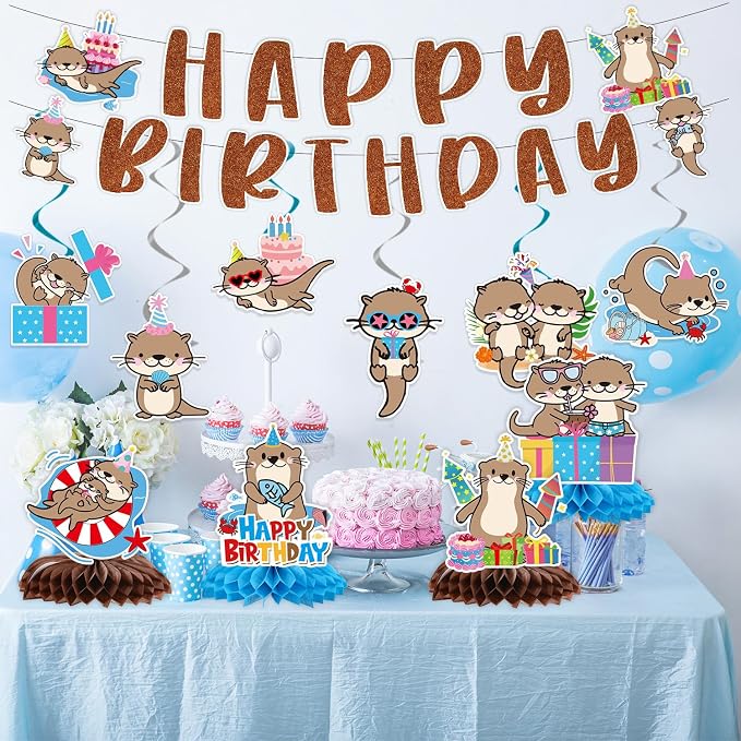 Otter Birthday Party Decorations - Image 6