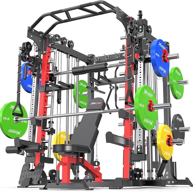 Smith Machine，Multi-Function Squat Rack Power Cage by Specializedfitnessequipment