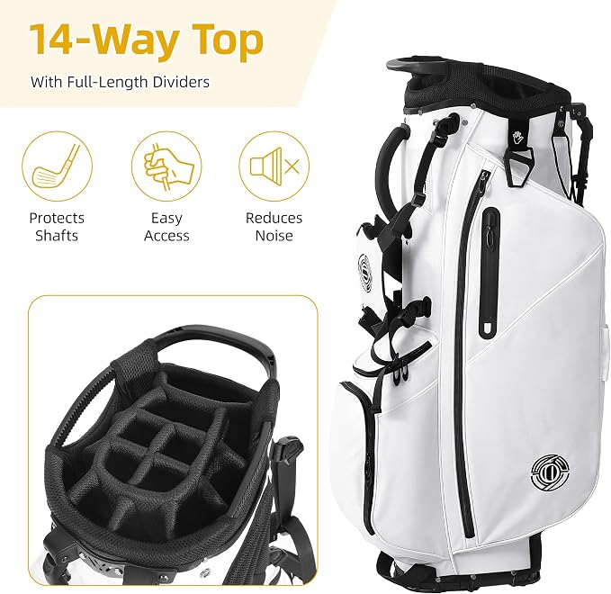 Golf Stand Bag 14 Way, Lightweight Golf Bags - Image 2