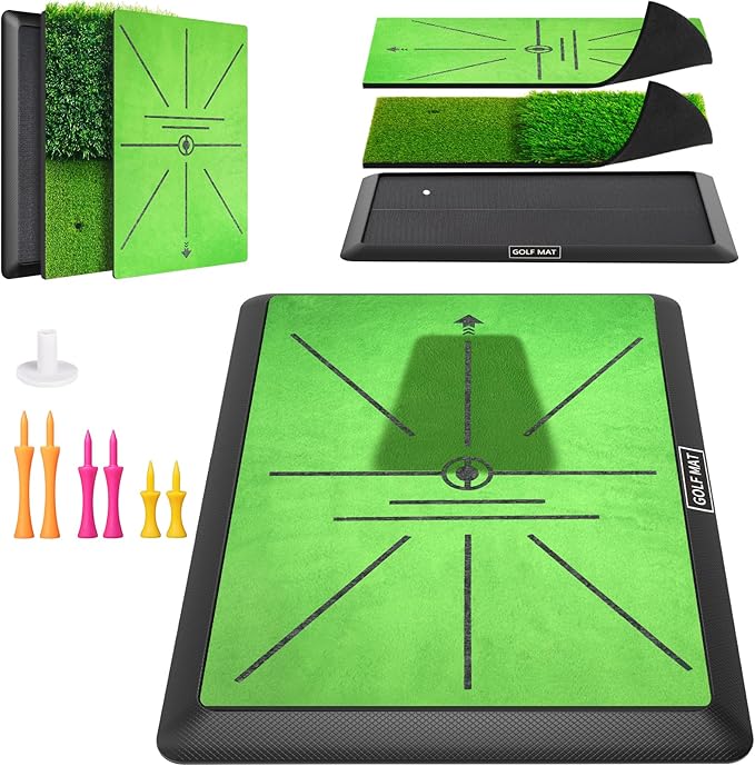 Golf Mat, Practice Outdoor Indoor by Jspotib