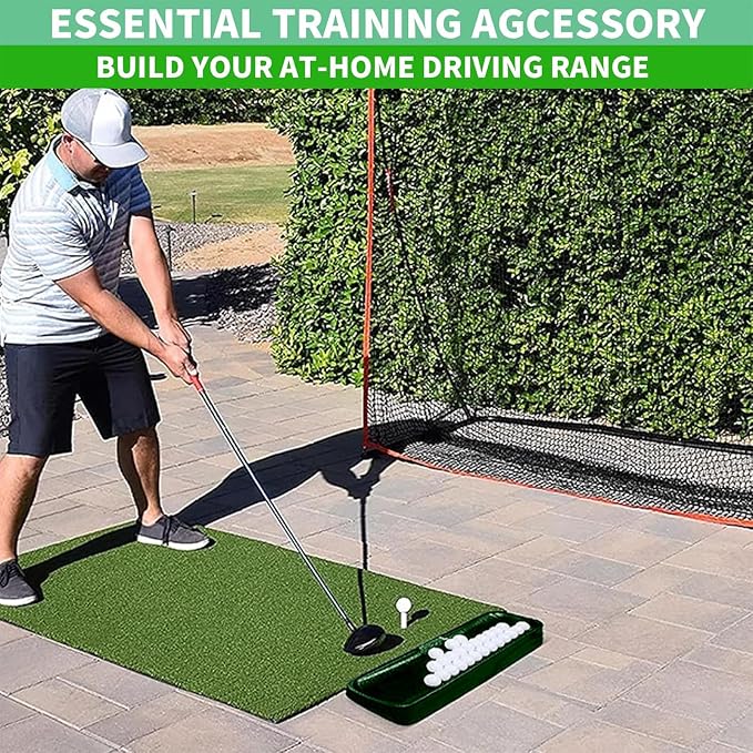 Golf Ball Tray, Dark Green | 100-Ball Capacity | Heavy-Duty High-Impact Plastic - Image 6