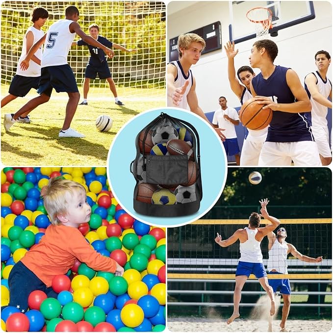 BROTOU 40" x 30" Extra Large Sports Ball Bag, Upgrade Thicken Ball Bags - Image 7