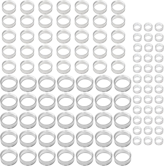 105 PCS (3 Sizes each 35) Sphere Stand,Clear Mini Ball Stand,Round Display Stands for Baseball, Crystal Ball, Golf Ball, Softball, Tennis Ball, Marbles, Spheres, Collections.3 Sizes Large,Medium,Small