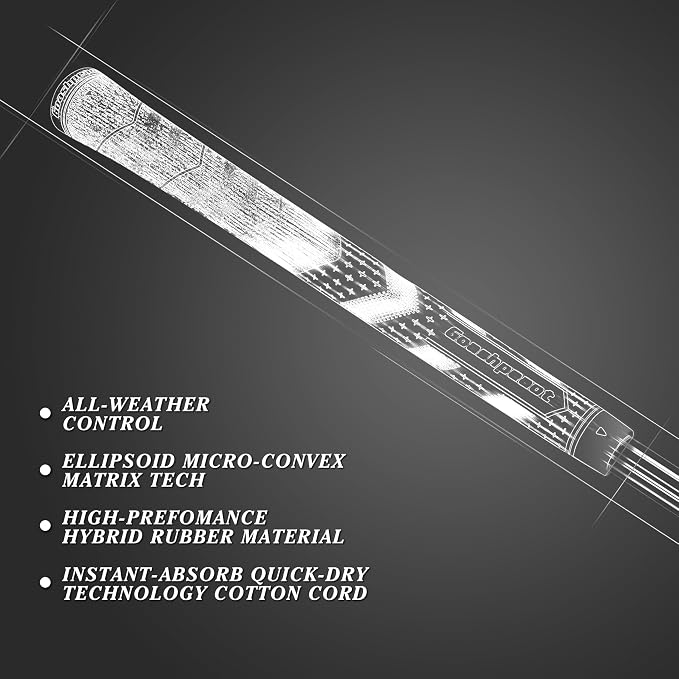 Cross Cord Golf Grips 13 Pack - Image 2
