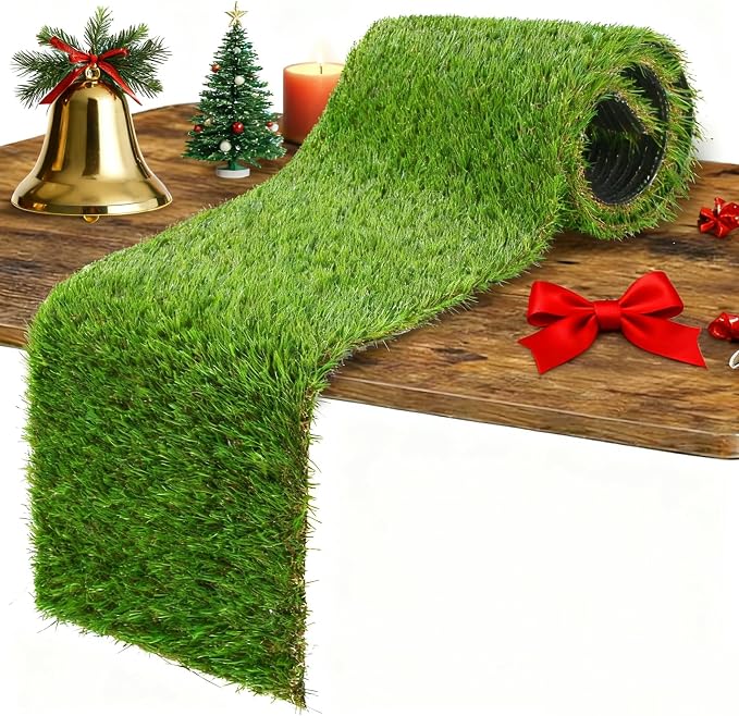 GLOBREEN Artificial Grass Table Runners 48 Inches by WelcomeGLOBREEN