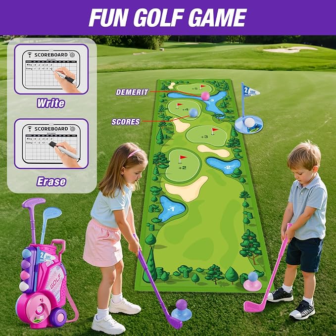 Toddler Golf Set 2-4 Years, Kids Golf Club - Image 3