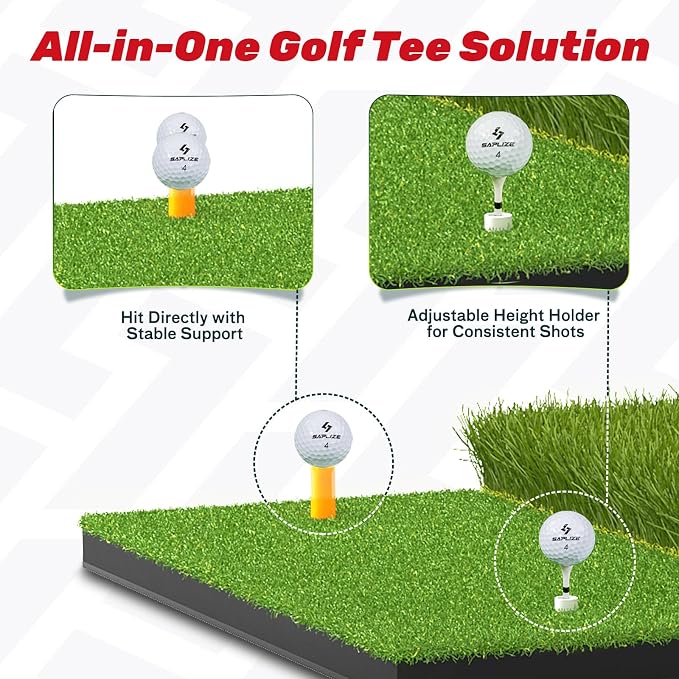 SAPLIZE Foldable Heavy-Duty Golf Hitting Mat - Image 5