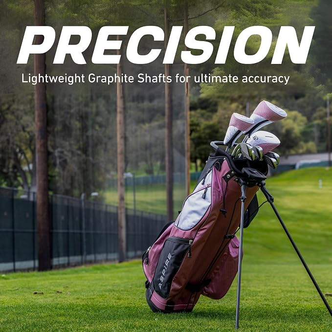 Aspire XD1 Womens Golf Clubs Full Set, Includes Driver, 6-PW Irons, Stand Bag - Image 5