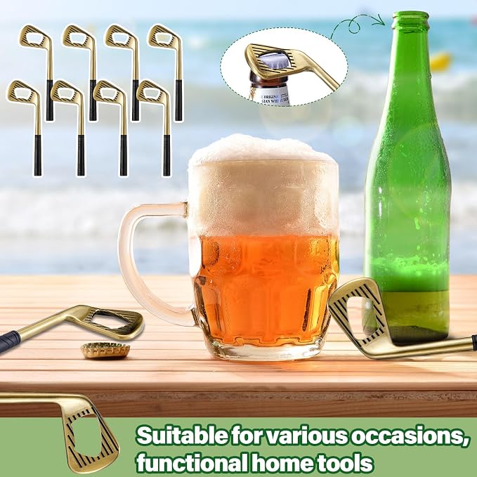 10 Pcs Golf Club Bottle Opener Bulk Novelty Groomsmen Gift Bachelor Party Favors - Image 6