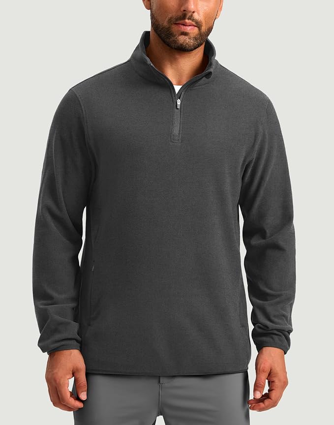 G Gradual Mens Quarter Zip Pullover Fleece - Image 2