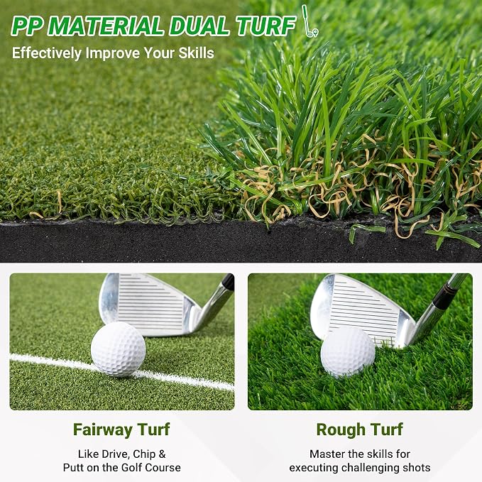 5x4 ft Premium Dual-Turf Golf Mat - Image 4