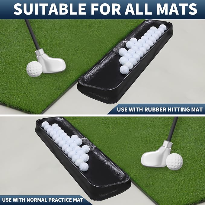 Durable Commercial Grade high-Impact Plastic Golf Ball Tray, Records Swing - Image 6