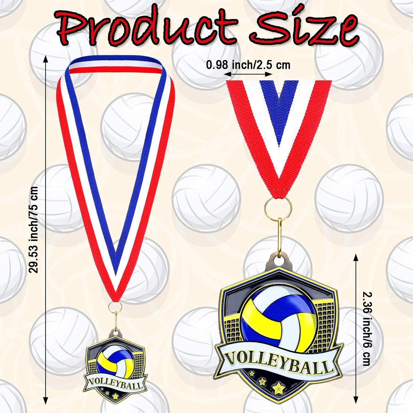 10/20 /30/40 Pcs Award Medals Bulk Sports Medals with Neck Ribbons 2.4 Inch Winner Award Trophy Prize Gift for Sports Themed Party Favors Tournaments School Match