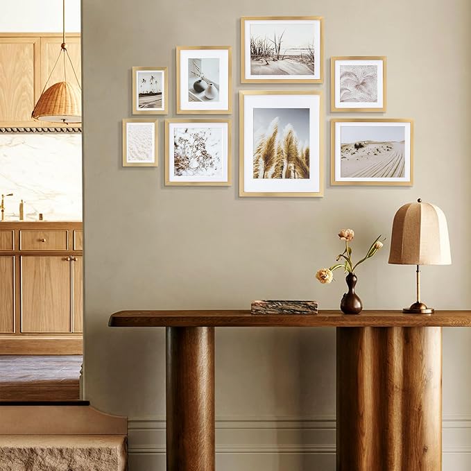 ArtbyHannah Gallery Wall Frame Set, 8 Pack Picture Frames Collage Wall Decor - Image 2