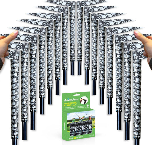 Alien Pros Golf Grip Wrapping Tapes - Innovative Golf Club Grip Solution - Enjoy a Fresh New Grip Feel in Less Than 1 Minute