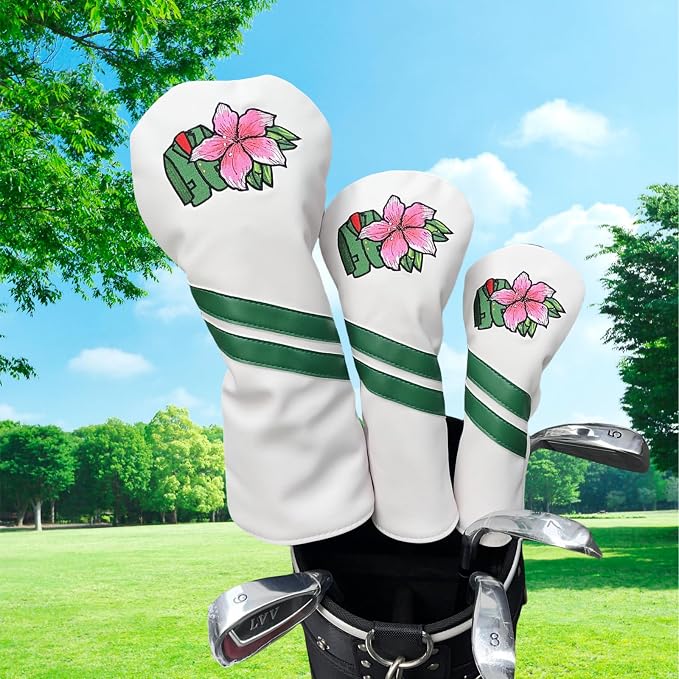 Premium PU Leather Driver Cover, Fairway Wood & Hybrid Covers - Image 7