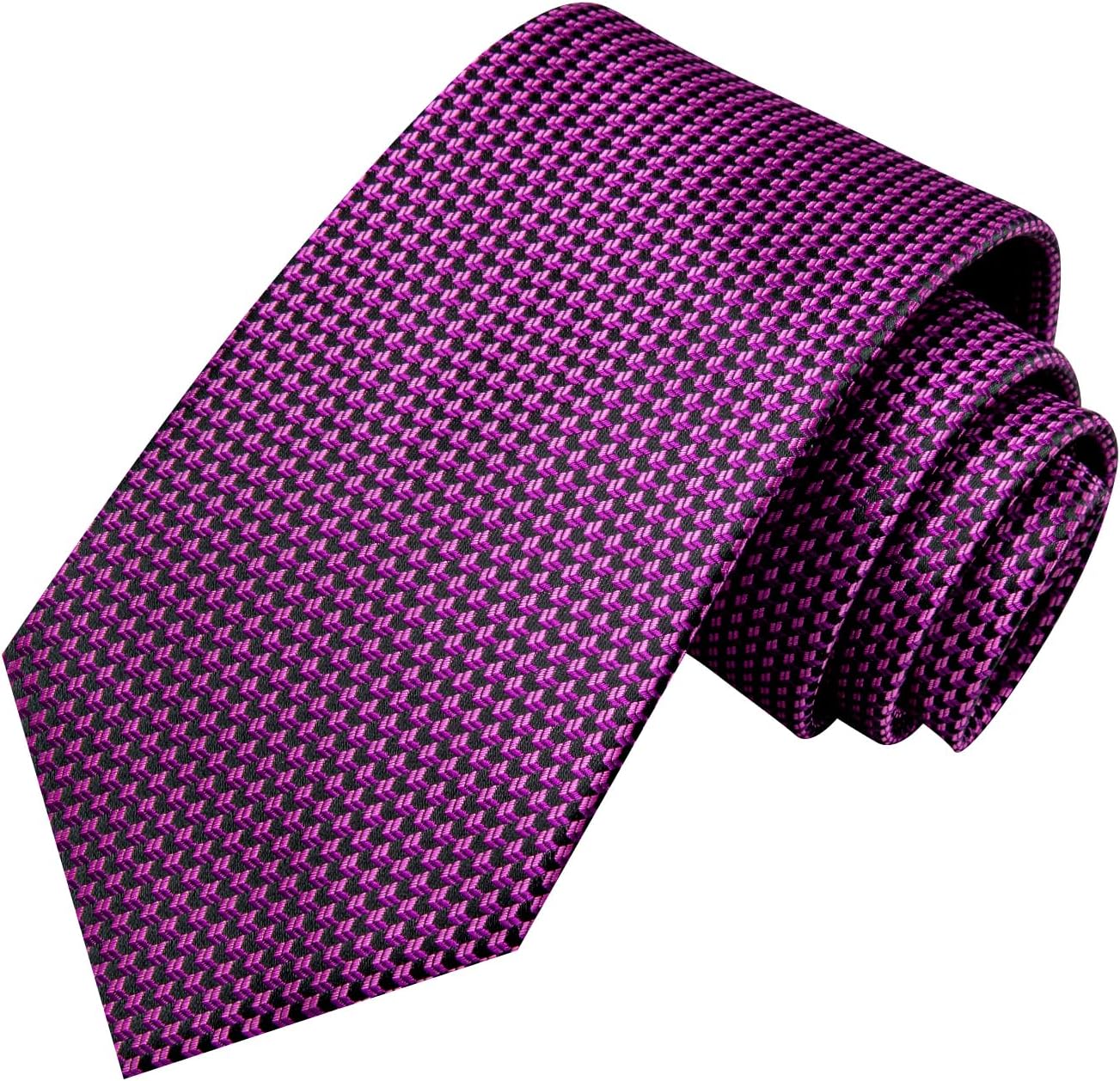 Hi-Tie Men 63inches Tie Set Extra Long Necktie Paisley Tie Pocket Suqare Cufflinks Big and Tall Men Tie