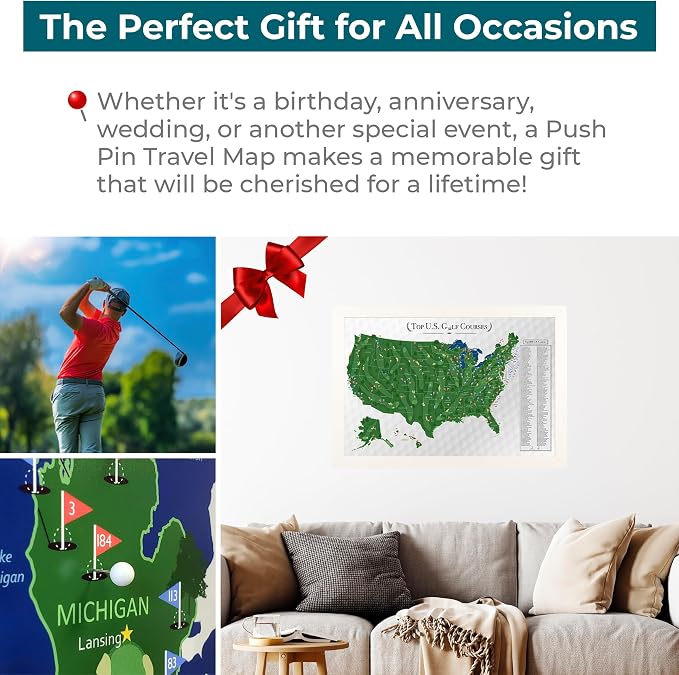 Push Pin Travel Maps Customizable Wall Art - Image 6