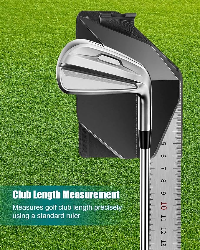 Golf Club Ruler Fitting Tool – Length Measuring Aid, Club Head Angle Adjustment - Image 2