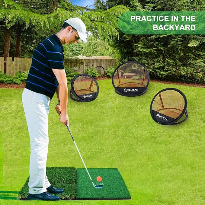Pop Up Golf Chipping Practice Net Set - Image 6