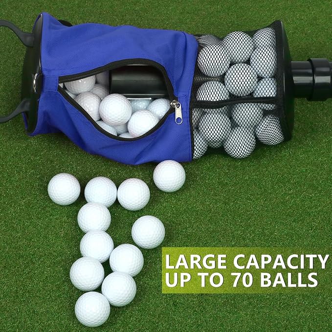 HOW TRUE Golf Ball Retriever, Portable Shag Bag Golf Ball Pick Up - Image 4