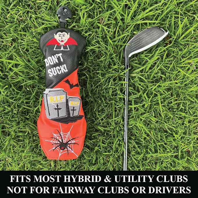 Giggle Golf Utility/Hybrid Head Cover, Colorful Club Covers - Image 6