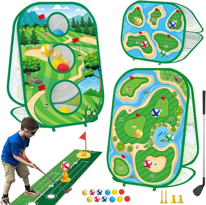 4-In-1 Kids Sticky Golf Games Set by YSZZYSM
