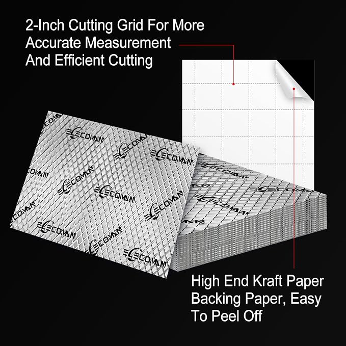 Car Sound Deadening Mat-80 mil 36 sqft Sound Deading Material - Image 5