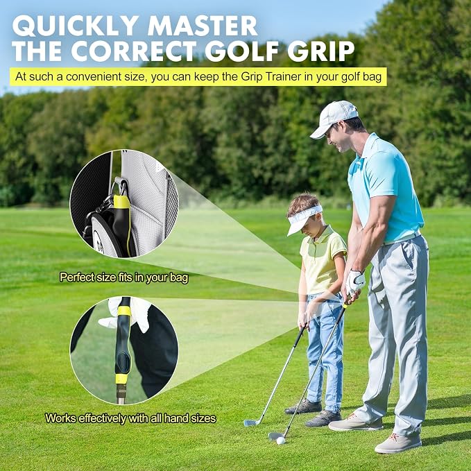 Golf Grip Trainer Golf Practice Tool, Golf Swing Trainer Ensure the Right Grip - Image 5