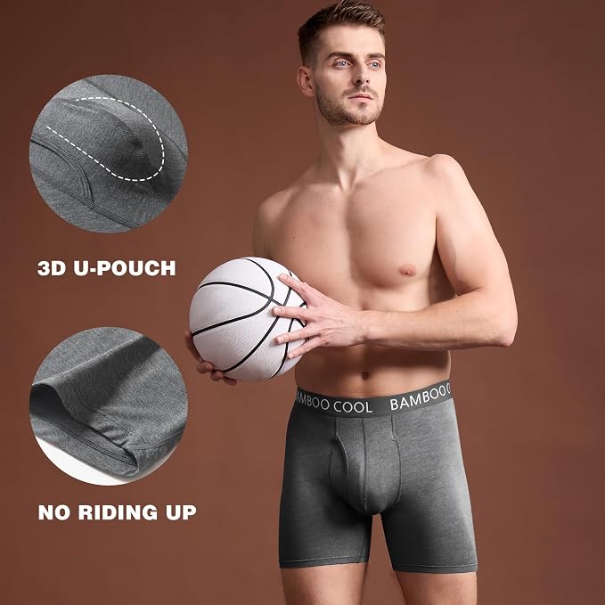 BAMBOO COOL Men's Ultra ComfortSoft Underwear, Moisture Wicking & Breathable No - Image 3