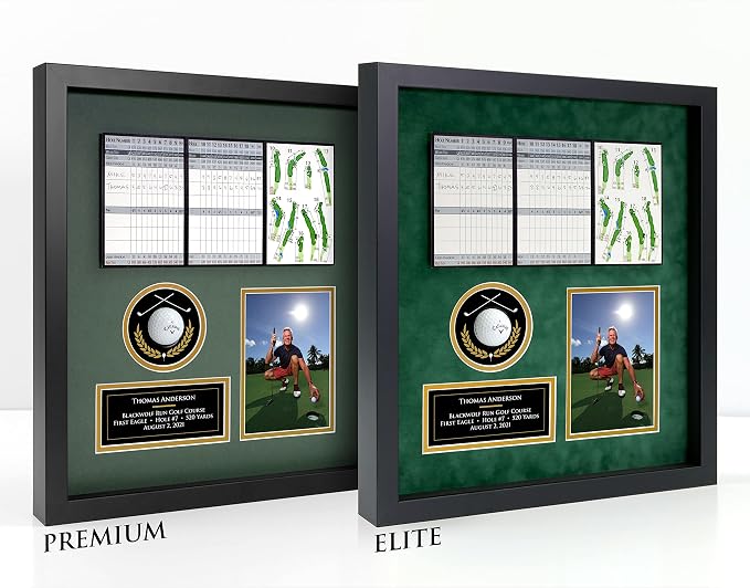 Universal Golf Achievement, Award Display Case Frame - Image 3