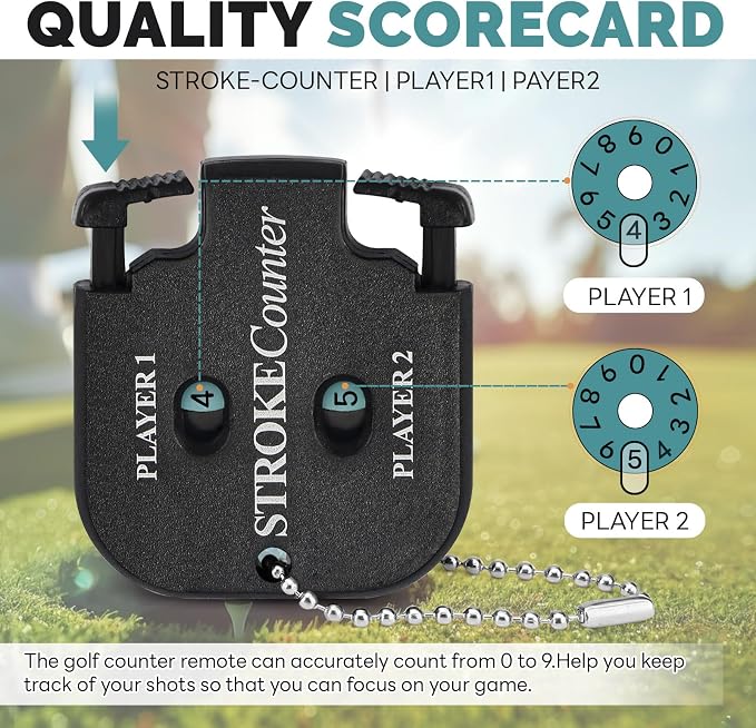 3 pcs Mini Golf Score Counter, Golf Stroke Counter - Image 3