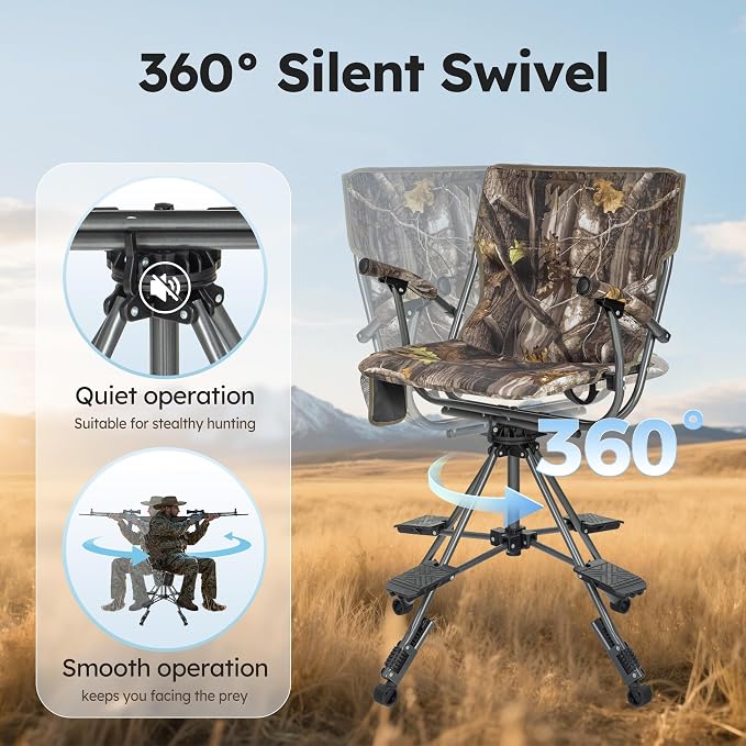 LET'S CAMP Folding Hunting Chair - Image 6