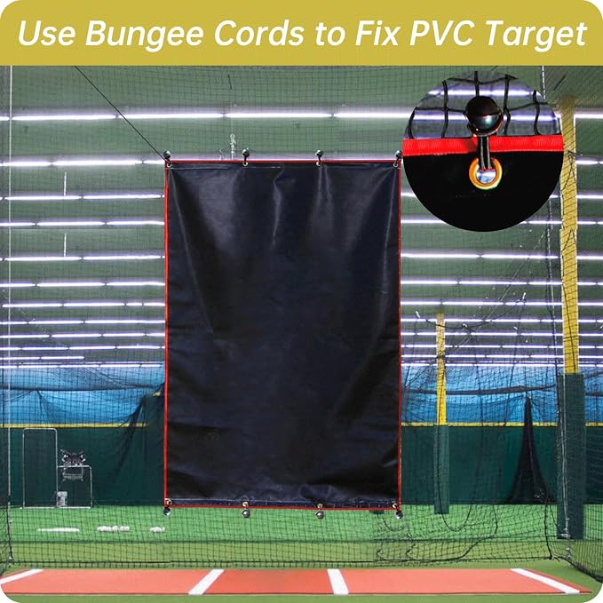 Gagalileo Batting Cage Backstop: Heavy-Duty Padding Vinyl Target - Image 4