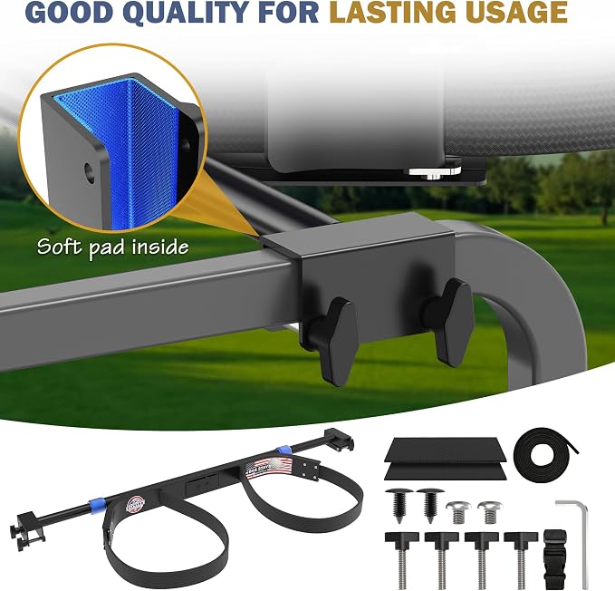 Golf Cart Bag Holder Bracket – Lightweight & Sturdy, No Drilling Required - Image 6