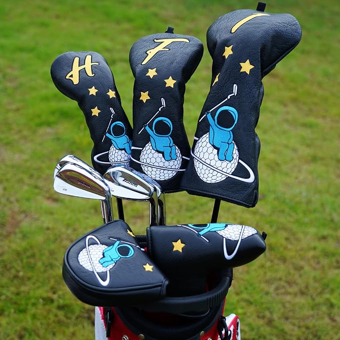 Astronaut Series Golf Headcovers, Synthetic Leather Golf Head Covers - Image 3