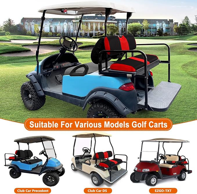 Golf Cart Front and Back Seat Covers - Image 8